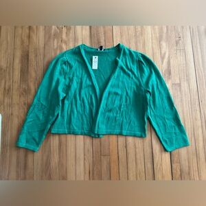 Talbots cropped cardigan NWT